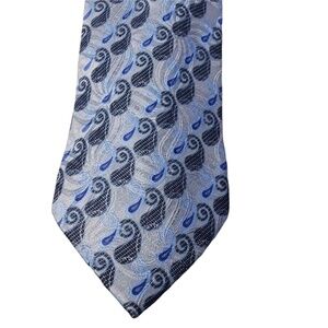 Ermenegildo Zegna‎ 100% Silk Paisley Pattern Tie Made in Italy